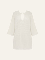 Pointelle Oversized Mini Dress