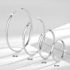 316L Stainless Steel New Fashion Hoop Earrings