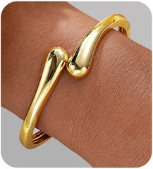 Gold Bangle Bracelets for Women Teens
