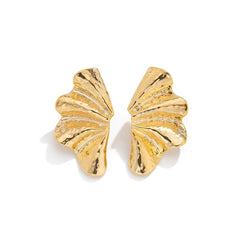 Ingemark Minimalist Tiny Maple Leaf Stud Earrings