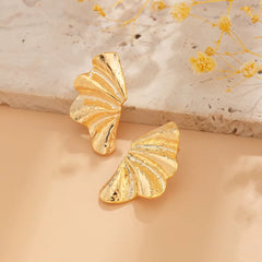 Ingemark Minimalist Tiny Maple Leaf Stud Earrings