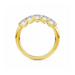 Real 14K Gold Oval Cut Moissanite Rings for Women