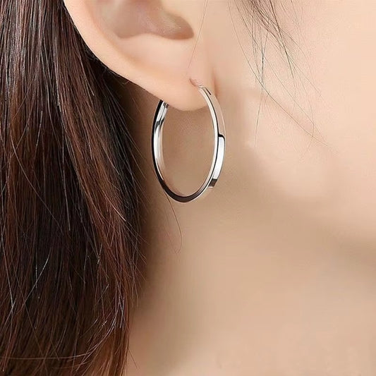 316L Stainless Steel New Fashion Hoop Earrings