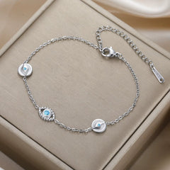 Dainty Marquise Cut "Evil Eye" Protection Bracelet