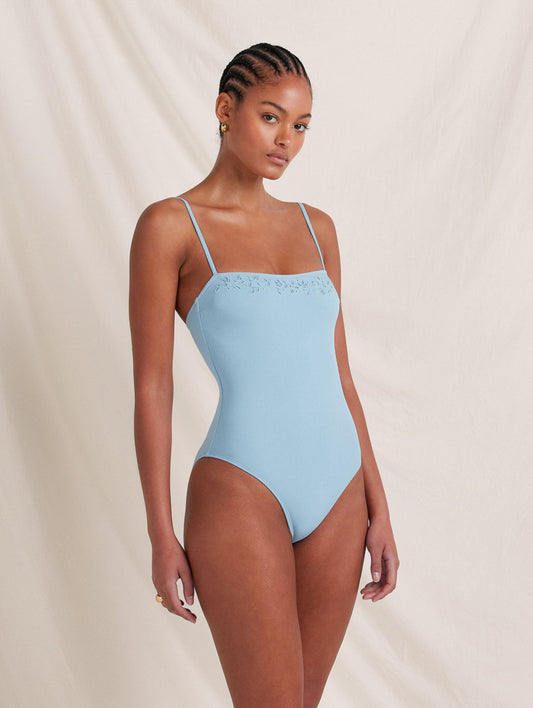 Memoir Embroidered Essential One Piece